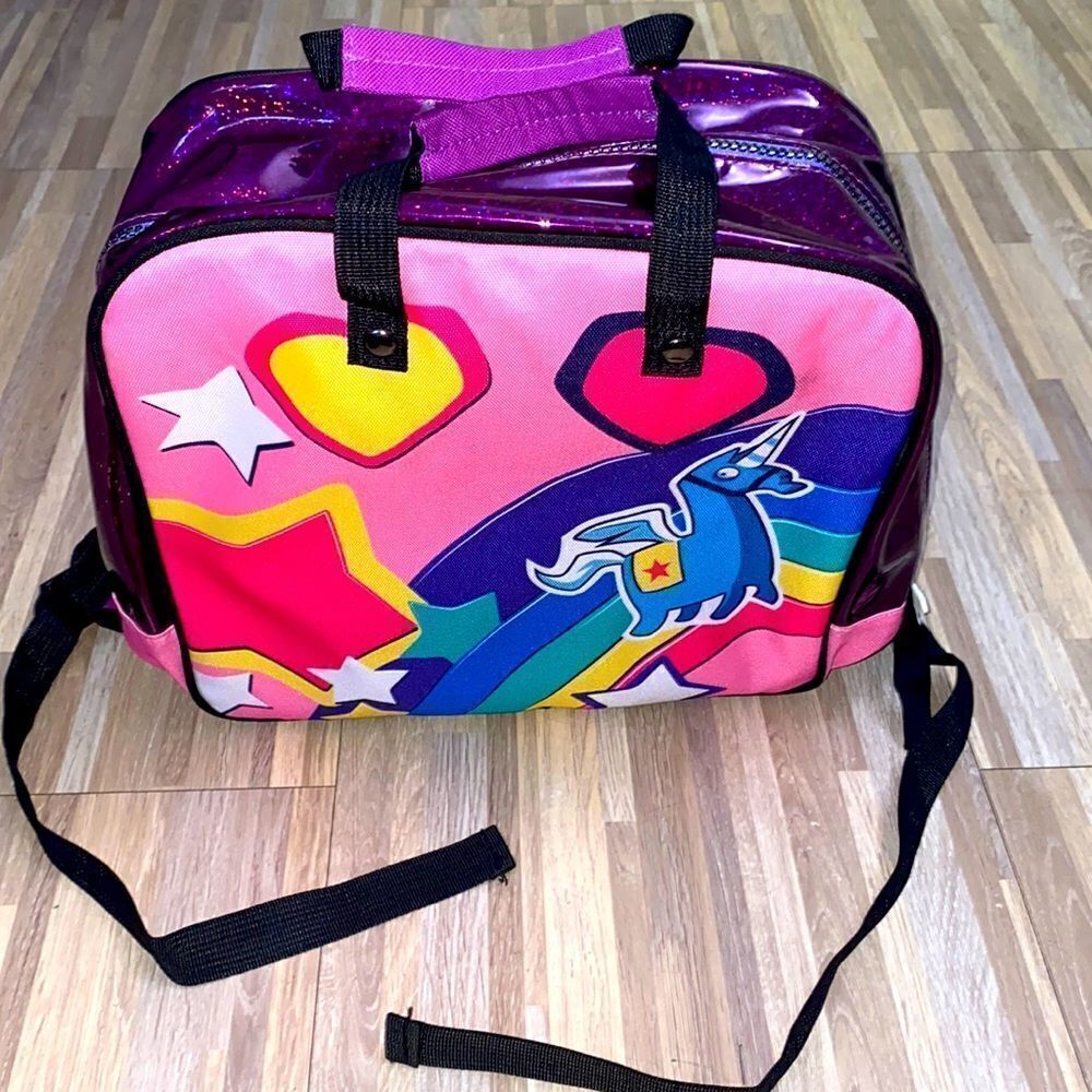 Fortnite Loot Llama Backpack Satchel Adult Girls' Boys Purple Gaming